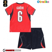 Otroške Nogometnih dresov Anglija Marc Guehi #6 Gostujoči SP 2026 Kratki rokavi (+ hlače)